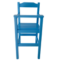 Ver imagem 2 de Cadeira Papinha para Bebê com Trava Fixa em Madeira Maciça - Azul