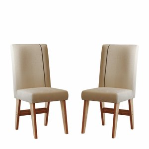 Kit 2 Cadeiras para Sala de Jantar Ane