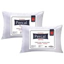 Ver imagem 1 de Travesseiro Fibras Siliconadas Plus Percal 200 Fios Kit C/ 2 Un 70x50x15 - Ortobom