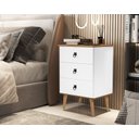 Ver imagem 2 de Mesa Madri 3 Gavetas Mini Cômoda