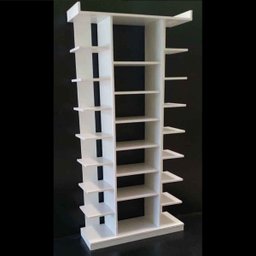 Estante Sapateira Vazada Branco 185x90x32cm - Deep - 1