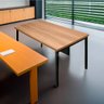 Mesa Escrivaninha Office Diretor Estilo Industrial 120x60 Nogal/preto Realme Mesa para Escritório Es - 2