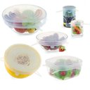 Ver imagem 5 de Kit 06 Tampas de Silicone Elástica Transparente - Tampa 6 Pcs - Panami