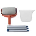 Ver imagem 1 de Kit Rolo de Pintura com Reservatorio Anti Respingo Inteligente sem Sujeira Pintar Facil para Casa