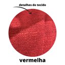 Ver imagem 2 de Cortina Rústica 300x250 Vermelha Ilhós Cromado Charme Admirare