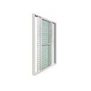 Ver imagem 3 de Porta Balcão de Alumínio Branco 3 Folhas 210x160 com Fechadura Linha 25