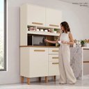 Ver imagem 5 de Armário para Cozinha 4 Portas 2 Gavetas Isis