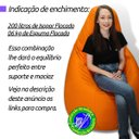 Ver mais imagens de Puff Pera Executive Luxo (vazio) Fino Acabamento Metalizado Home Office Uso Sala Quarto Escritório e