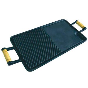 Chapa Lisa Frisada de Ferro Fundido 25x45cm