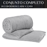 Cobertor Casal Queen Grosso Layla Canelada Super Quentinha Velvet:cinza - 4