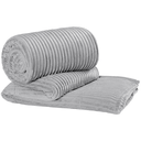 Ver imagem 1 de Cobertor Casal Queen Grosso Layla Canelada Super Quentinha Velvet:cinza