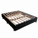 Ver imagem 7 de Cama Casal 137x187 Desmontável Tecido Premium 100% Madeira - Preto - Nova Cama
