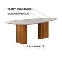Ver imagem 3 de Mesa de Jantar Orgânica com Vidro 2x1- Iza Arbo Design