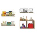 Ver imagem 1 de Conjunto com 1 Nicho e 3 Prateleiras Trini