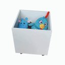 Ver imagem 2 de Baú com Rodízios em MDF Multiuso Infantil para Brinquedos