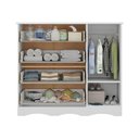 Ver imagem 5 de Cômoda Infantil 95cm 1 Porta e 4 Gavetas Realeza Multimóveis Mp4454 Branco/off White