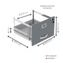 Ver imagem 7 de Arquivo de Madeira 4 Gavetas Of04gp25