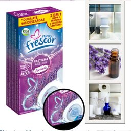Kit 24 Caixas Pastilha Adesiva Citrus Verde Detergente para Vaso Sanitário 10g com 3 Unidades Novo F - 4