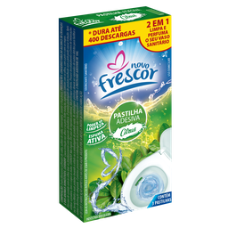 Kit 24 Caixas Pastilha Adesiva Citrus Verde Detergente para Vaso Sanitário 10g com 3 Unidades Novo F - 2