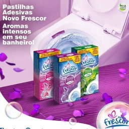 Kit 24 Caixas Pastilha Adesiva Citrus Verde Detergente para Vaso Sanitário 10g com 3 Unidades Novo F - 3