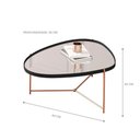 Ver imagem 3 de Jogo de Mesas Bergamo Preto Bronze