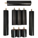 Ver imagem 6 de Conjunto 9 Pés Anti Refluxo de Madeira para Cama Box Pés Fixos