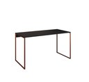 Ver imagem 3 de Escrivaninha Industrial Grécia 120x53 Ferro Cobre Tampo Preto