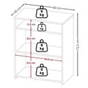 Ver imagem 4 de Mesa Escrivaninha em L 140x130 cm e Balcao 60 cm Branco Artany