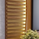 Ver imagem 5 de Painel para TV até 65 Polegadas Egeu 2 Portas Ripado com LED - Freijó/Off White Matte