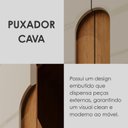 Ver imagem 5 de Conjunto Infantil/Juvenil Guarda-Roupa e Cômoda Lizz em MDF Off White e Cedro