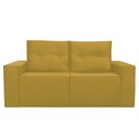 Ver imagem 2 de Sofá 2 Lugares Onix 1,80M para Sala Confortavel Sued Herrero:Amarelo