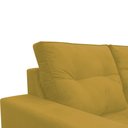 Ver imagem 4 de Sofá 2 Lugares Onix 1,80M para Sala Confortavel Sued Herrero:Amarelo