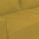 Ver imagem 5 de Sofá 2 Lugares Onix 1,80M para Sala Confortavel Sued Herrero:Amarelo
