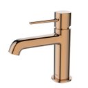 Ver imagem 1 de Monocomando Lavatório Mesa Bica Baixa Redonda Mônaco Rose Gold Jiwi
