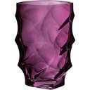 Ver imagem 1 de Vaso Decorativo Enfeite Casa Ondas Home&co Vidro 19x12x12cm Roxo