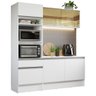 Armário de Cozinha Compacta 180cm Branco Diamante Madesa 86 - 3