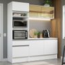 Armário de Cozinha Compacta 180cm Branco Diamante Madesa 86 - 2