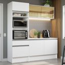 Ver imagem 1 de Armário de Cozinha Compacta 180cm Branco Diamante Madesa 86