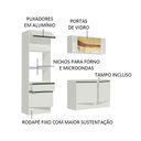 Ver imagem 5 de Armário de Cozinha Compacta 180cm Branco Diamante Madesa 86