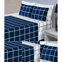 Ver imagem 2 de Jogo de cama solteiro lençol de baixo 188 cm x 88 cm moderno e macio kit 3 peças