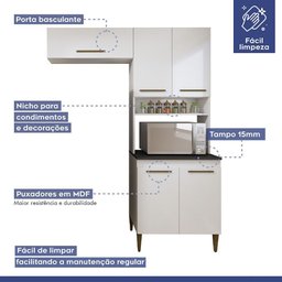 Cozinha Completa Blumenau 6 Portas Kaiki Móveis - 10