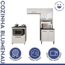 Cozinha Completa Blumenau 6 Portas Kaiki Móveis - 6
