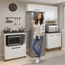 Ver imagem 5 de Cozinha Completa Blumenau 6 Portas Kaiki Móveis