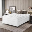 Ver imagem 2 de Cama Box Queen + Colchão Molas Ensacadas Capitano Eps Europillow 158x198x67cm