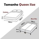 Ver imagem 4 de Cama Box Queen + Colchão Molas Ensacadas Capitano Eps Europillow 158x198x67cm