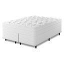 Ver imagem 1 de Cama Box Queen + Colchão Molas Ensacadas Capitano Eps Europillow 158x198x67cm