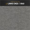 Ver imagem 4 de Puff Banqueta Thor Luxo Madeira Maciça Castellar Móbile Linho Cinza