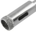 Ver imagem 5 de Jogo Serra Copo Diamantada Refrigerada Kit com 15 Peças 6mm Ao 65mm Porcelanato Vidro Mármore