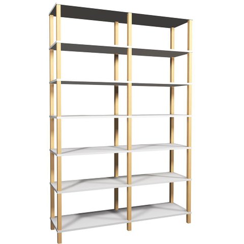 Estante 140x38x221 Branca