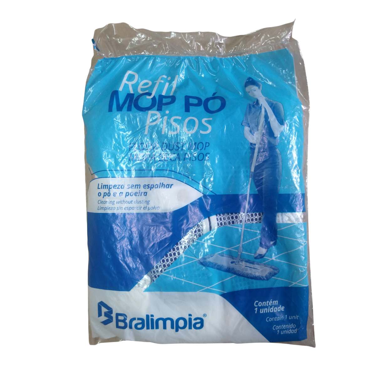 Refil Mop Aplicador Finish 40cm Bralimpia - 4